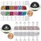 4520 Pieces Two Packs of Flatback Rhinestones Colorful Nail Art Rhinestones Flatback Crystal Colorful+AB+Transparent White Rhinestone with Picker Pencil and Tweezer For Nail Art and Decoration